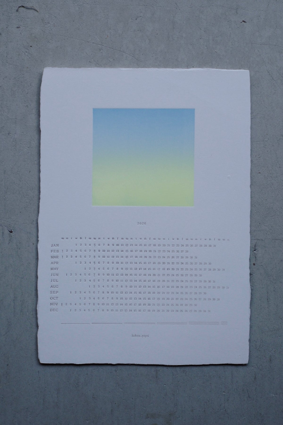 calender 2026  [ 5 ]